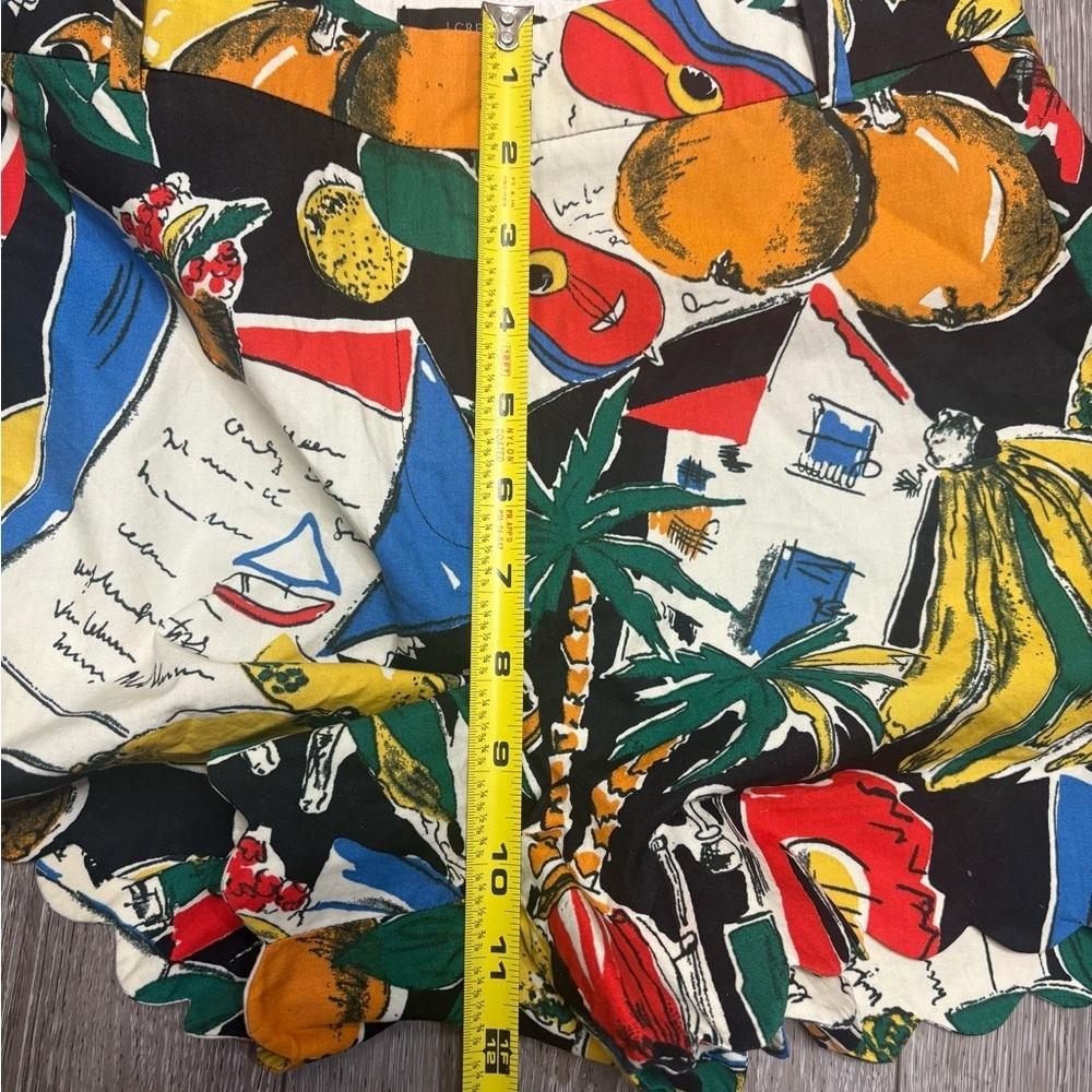 J crew colorful Patterned Women Shorts - Picture 12 of 13